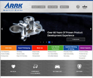 Manufacturing company website redesigned on Genesis